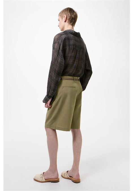 ponte shorts manb green leaf OUR LEGACY | M2264PDL